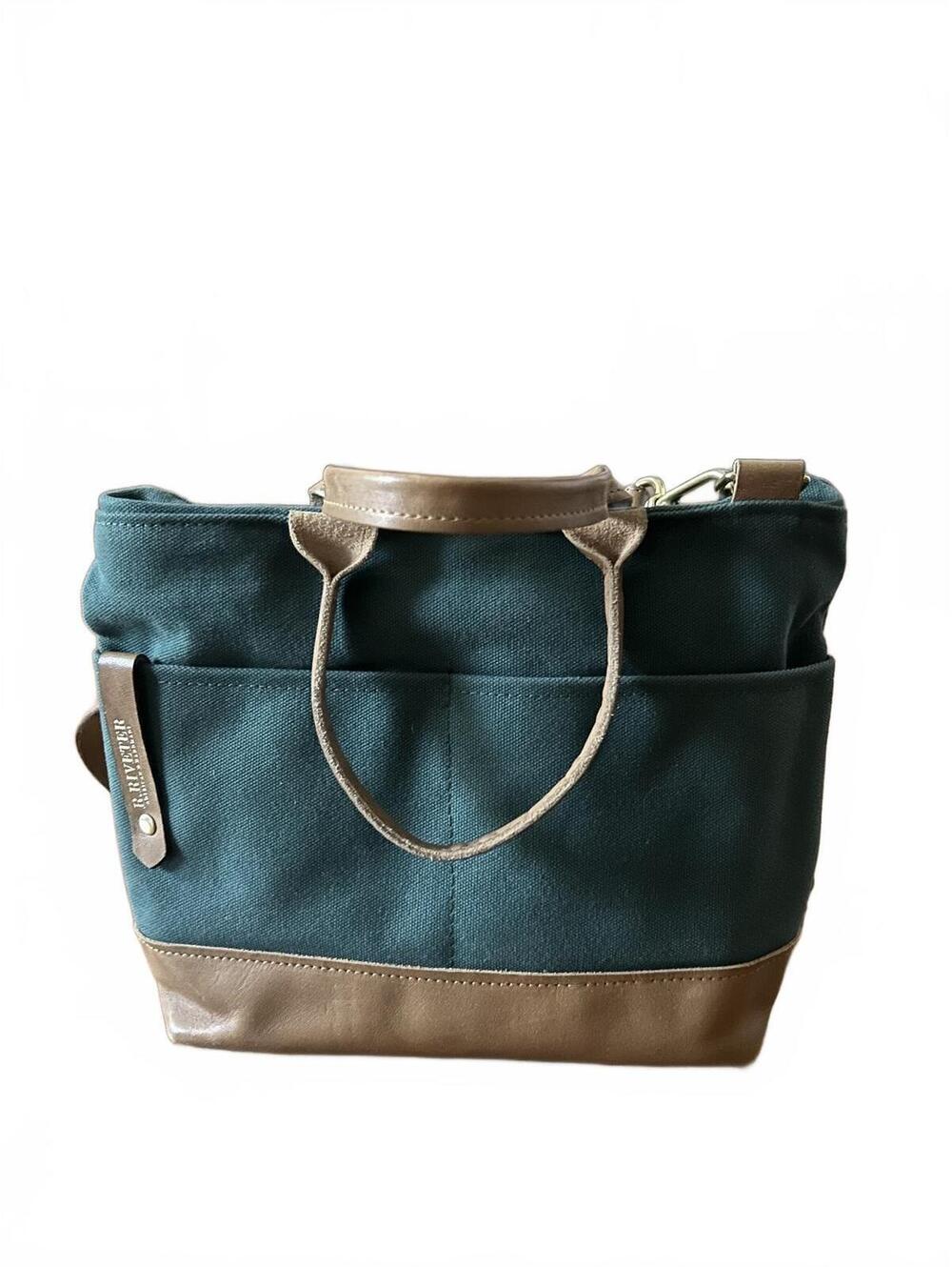 R. Riveter American Handmade Canvas and Leather Tote Bag